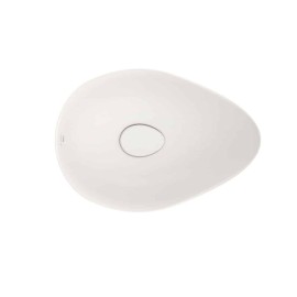 Cuba Apoio Oval 540X375mm Ruy Ohtake Beige A327A13658 Roca Cuba Apoio Oval 540X375mm Ruy Ohtake Beige A327A13658 Roca