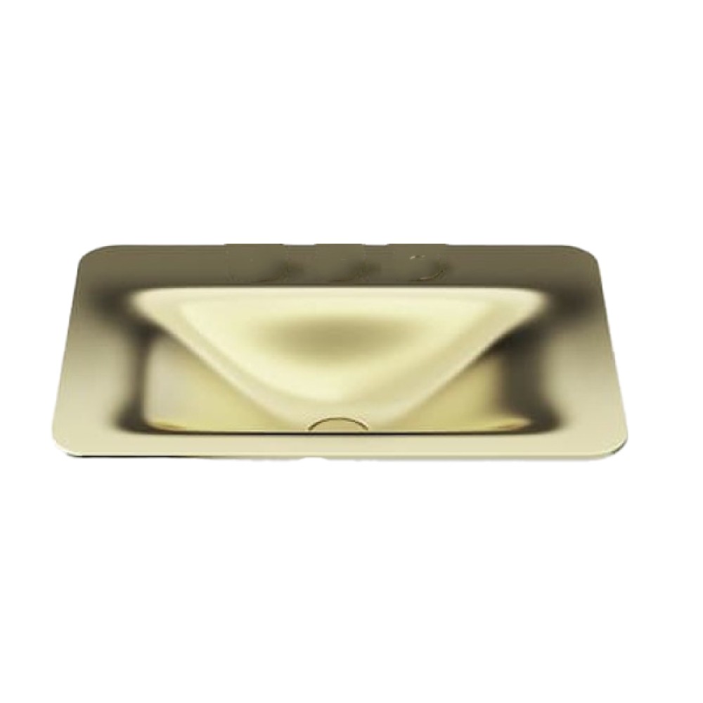 Cuba Sobrepor 660X470mm Com 3 Furos Baia Armani Gold Matte A3270C6R83 Roca Cuba Sobrepor 660X470mm Com 3 Furos Baia Armani Gold Matte A3270C6R83 Roca