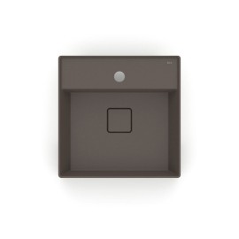 Cuba Semi Encaixe 400X400mm Com Mesa T10 Terra Café A32722P660 Roca