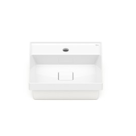 Cuba de Sobrepor 400x400mm com mesa Terra T11 Branco Brilhante A32722U000 Roca Cuba de Sobrepor 400x400mm com mesa Terra T11 Branco Brilhante A32722U000 Roca