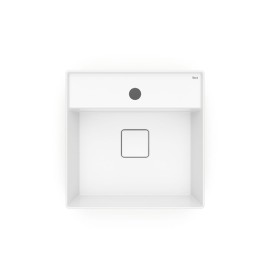 Cuba de Sobrepor 400x400mm com mesa Terra T11 Branco Brilhante A32722U000 Roca Cuba de Sobrepor 400x400mm com mesa Terra T11 Branco Brilhante A32722U000 Roca