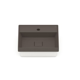 Cuba de Sobrepor 400x400mm com mesa Terra T11 Café A32722U660 Roca Cuba de Sobrepor 400x400mm com mesa Terra T11 Café A32722U660 Roca
