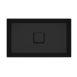 Cuba de Sobrepor 500x300mm Terra T17 Black Matte A327B3D080 Roca