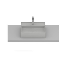 Cuba de Apoio 500X400mm Com Mesa Roca T19 Terra Stone A327B3F070 Roca