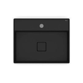 Cuba de Apoio 500X400mm Com Mesa Roca T19 Terra Matte Black A327B3F080 Roca