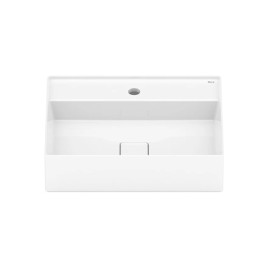 Cuba de Apoio 500X400mm Com Mesa Roca T19 Terra Branco Mate A327B3F620 Roca