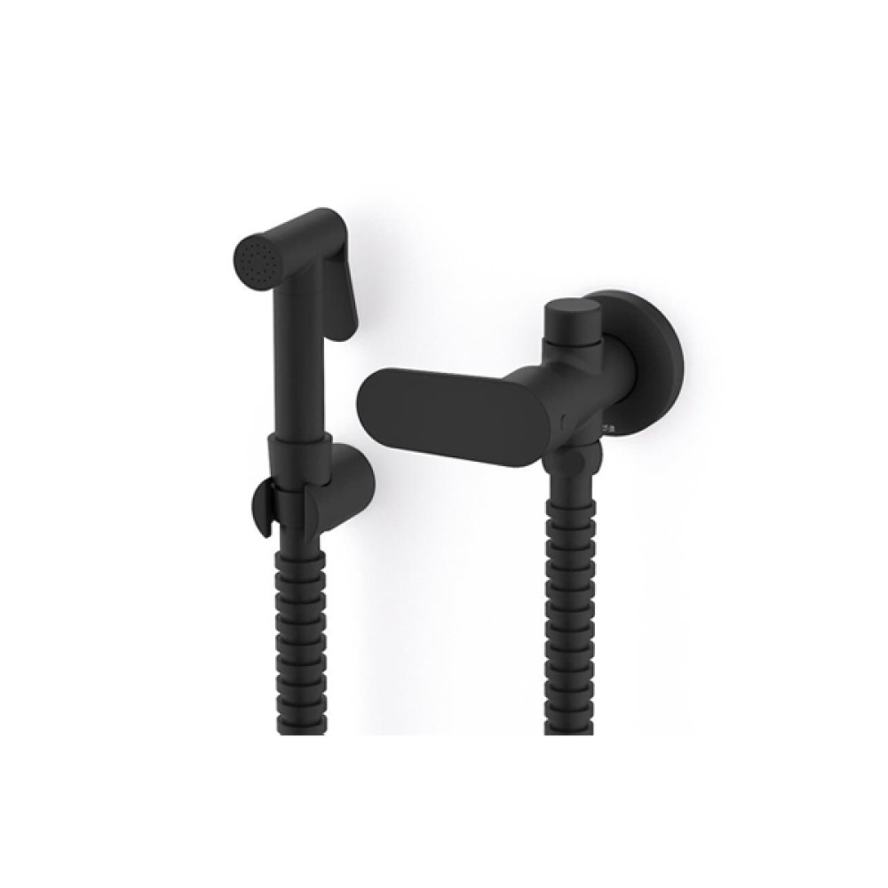 Ducha Higiênica com Derivação Cala Black Matte A5A786ENBC Roca Ducha Higiênica com Derivação Cala Black Matte A5A786ENBC Roca