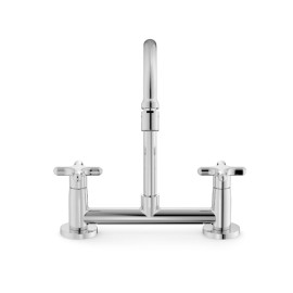 Misturador para Cozinha Mesa com Bica Móvel e Arejador Articulado Cross Cromado B5010F6CRB Roca