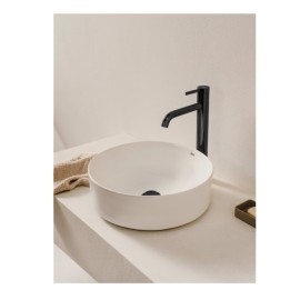 Monocomando para Lavatório de Mesa Bica Alta Ona Matte Black A5A349ENBC Roca