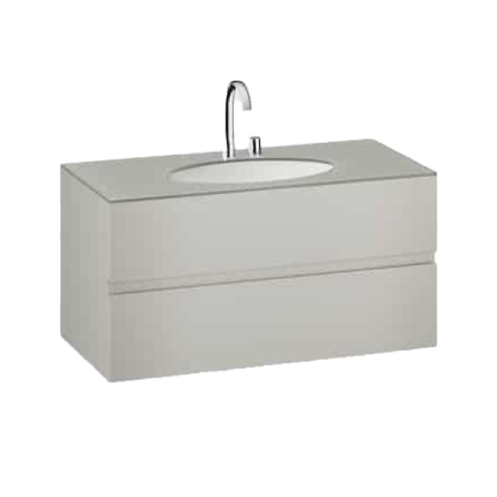 Gabinete Suspenso 1 Lavatório Embutir 1200 Island Armani Silver A856717819 Roca