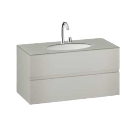 Gabinete Suspenso 1 Lavatório Embutir 1200 Island Armani Silver A856717819 Roca