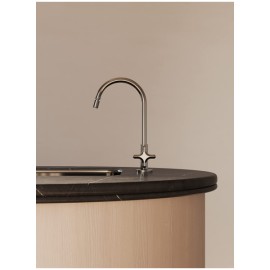Torneira Cozinha de Mesa com Bica Móvel e Arejador Articulado Cross Cromado B5008F6CRB Roca