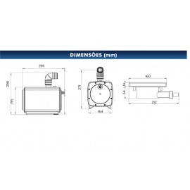 SFA SANIFLOOR bomba de sucção para ralo de chuveiro 220V HIFLOOR1BR SFA SANIFLOOR bomba de sucção para ralo de chuveiro 220V HIFLOOR1BR