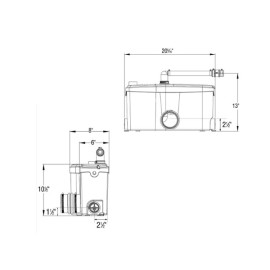SFA SANIGRIND PRO Triturador sanitário - 220V GRINDPROBR SFA SANIGRIND PRO Triturador sanitário - 220V GRINDPROBR