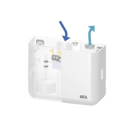 SFA SANICONDENS CLIM DECO Bomba de Evacuação para Ar Condicionado 220V CLIMDECO2 SFA SANICONDENS CLIM DECO Bomba de Evacuação para Ar Condicionado 220V CLIMDECO2