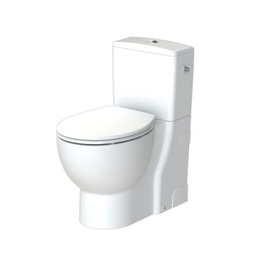 SFA SANIFLUSH Vaso Com Caixa acoplada e Bomba Trituradora Com Assento Softclose 220V SANIFLUSHBR