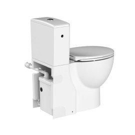 SFA SANIFLUSH Vaso Com Caixa acoplada e Bomba Trituradora Com Assento Softclose 220V SANIFLUSHBR SFA SANIFLUSH Vaso Com Caixa acoplada e Bomba Trituradora Com Assento Softclose 220V SANIFLUSHBR