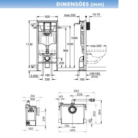 SFA SANIWALL Bomba Trituradora com suporte para instalação vaso suspenso drywall - 220V - WALLPROUPDBR SFA SANIWALL Bomba Trituradora com suporte para instalação vaso suspenso drywall - 220V - WALLPROUPDBR