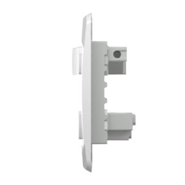 Conjunto 1Interruptor simples + 1Tomada 2P+T 10A 250V Miluz S3B69030 Conjunto 1Interruptor simples + 1Tomada 2P+T 10A 250V Miluz S3B69030