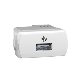 Módulo Tomada Carregador USB 1A Branca Miluz S3B70810  Módulo Tomada Carregador USB 1A Branca Miluz S3B70810