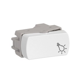 Módulo Pulsador de Minuteria 10A 250V Branco Miluz S3B72560 Módulo Pulsador de Minuteria 10A 250V Branco Miluz S3B72560
