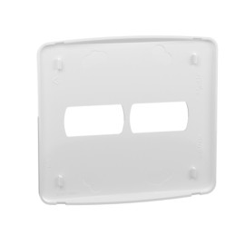 Placa 4x4 2 Postos Branca Miluz S3B77420 Placa 4x4 2 Postos Branca Miluz S3B77420