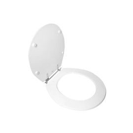 Assento para Vaso Sanitário Poliéster para Ravena/Izy (Deca) Aço (reb.Oculto) Branco Sedile Assento para Vaso Sanitário Poliéster para Ravena/Izy (Deca) Aço (reb.Oculto) Branco Sedile