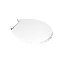 Assento para Vaso Sanitário Poliéster para Ravena/Izy (Deca) Aço (reb.Oculto) Branco Sedile Assento para Vaso Sanitário Poliéster para Ravena/Izy (Deca) Aço (reb.Oculto) Branco Sedile