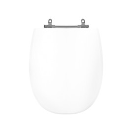 Assento para Vaso Sanitário Poliéster para Village (Deca) Aço (reb.Oculto) Branco Sedile Assento para Vaso Sanitário Poliéster para Village (Deca) Aço (reb.Oculto) Branco Sedile