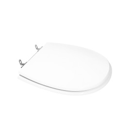 Assento para Vaso Sanitário Poliéster para Village (Deca) Aço (reb.Oculto) Branco Sedile Assento para Vaso Sanitário Poliéster para Village (Deca) Aço (reb.Oculto) Branco Sedile