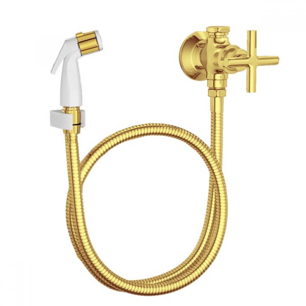 Ducha Higiênica Gold Deca Duna Clássica C/Derivação 1984.GL64.ACT Ducha Higiênica Gold Deca Duna Clássica C/Derivação 1984.GL64.ACT
