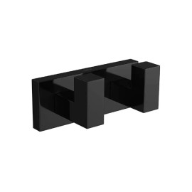 Cabide Duplo Deca Quadratta Black Noir 2062.BL83.NO Cabide Duplo Deca Quadratta Black Noir 2062.BL83.NO
