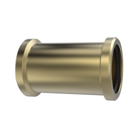 Luva De Correr Latao  P/ Tubo De Cobre E Cpvc 28Mm                            Luva De Correr Latao  P/ Tubo De Cobre E Cpvc 28Mm