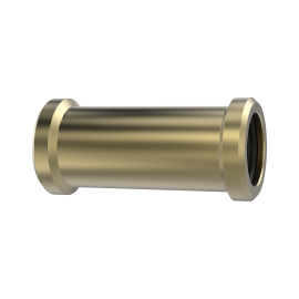 Luva De Correr Latao  P/ Tubo De Cobre E Cpvc 15Mm                            Luva De Correr Latao  P/ Tubo De Cobre E Cpvc 15Mm