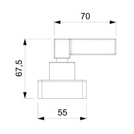 Acabamento De Registro Para Base Docol 1/2, 3/4, 1 Elite B5005C8CRB