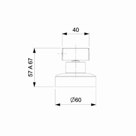 Acabamento de Registro Flow Cromado Base Docol 1/2, 3/4, 1 B5005F3CR0 Roca