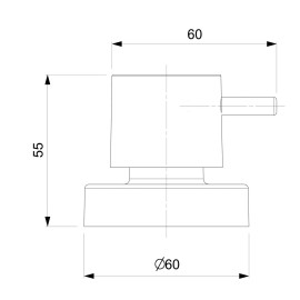 Acabamento De Registro Para Base Docol 1/2, 3/4, 1 Basic B5009C7CRB
