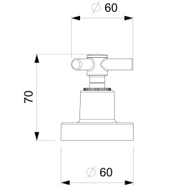 Acabamento De Registro Para Base Deca 1/2, 3/4, 1 Celite One B5010CKCR3