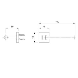 Papeleira Up Preto Matte B5036CL0R0