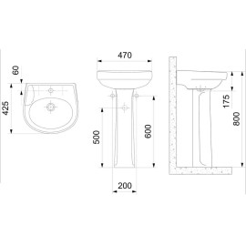 Coluna Para Lavatório Zip 1462010010100