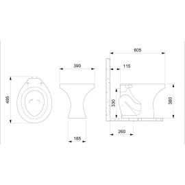 Bacia Convencional Zip 1463030010100