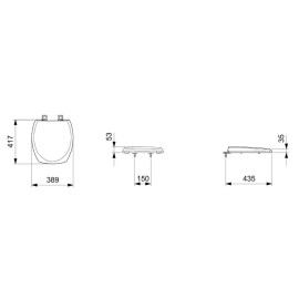 Assento Original Com Softclose® Thema Plus 9259880010100