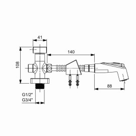 Ducha Higiênica Com Derivação Virtus Cromado A5A789DC0C Roca