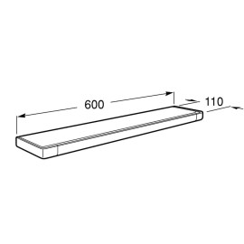 Prateleira 600 Mm Acrílico Tempo A817374001
