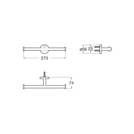 Papeleira Dupla Hotels Round A817583C40
