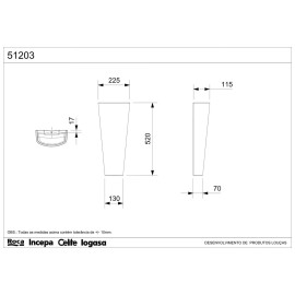 Coluna Para Tanque Da Roca Branco Brilhante B335511000