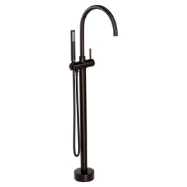 Monocomando de piso banheira redonda deca you brown matte 1871.MR104.MT