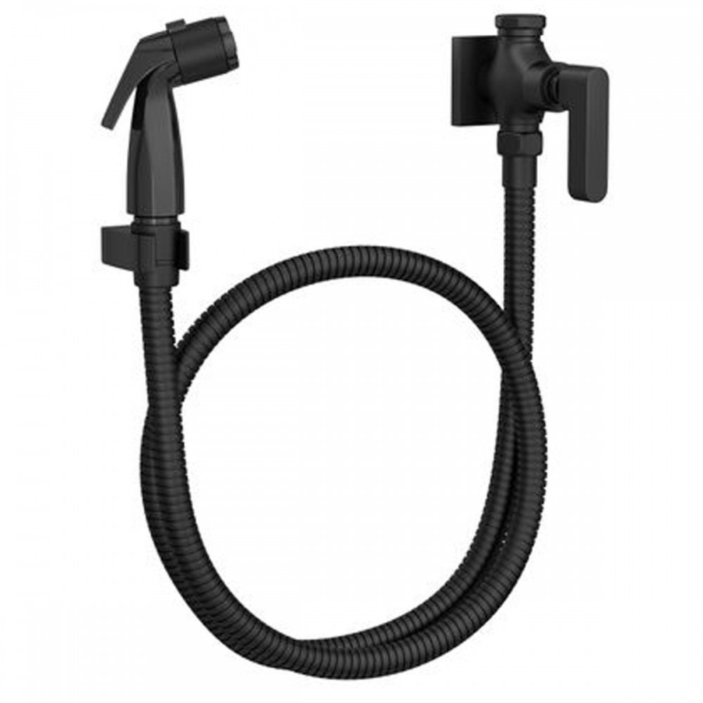 Ducha Higienica Com Registro e Derivacao Deca Soul Black Matte 1984.BL38.ACT.MT Ducha Higienica Com Registro e Derivacao Deca Soul Black Matte 1984.BL38.ACT.MT