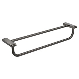 Porta Toalha Barra Dupla 60cm Deca You Dark Antracite 2042.GF104.060.MT Porta Toalha Barra Dupla 60cm Deca You Dark Antracite 2042.GF104.060.MT