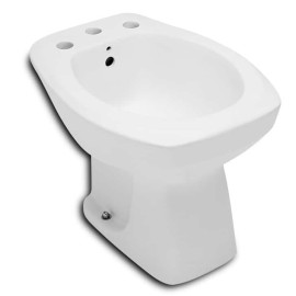 Bidê Com 3 Furos Para Misturador Com Ladrão Thema 1254000010100